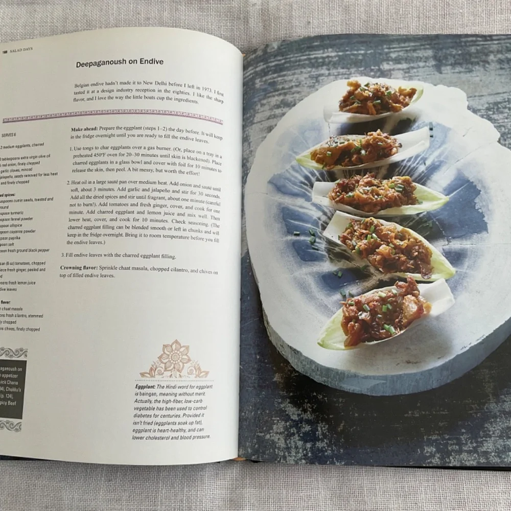 •Deepa’s Secret:Slow Carb New Indian Cuisine Cookbook Hardcover